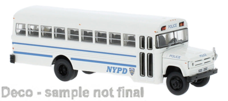 Brekina 61332 1/87 NYPD 1970 Dodge Police Car Diecast Replica