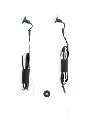 Walthers SceneMaster 4802 HO LED Wall-Mount Light pkg(2)