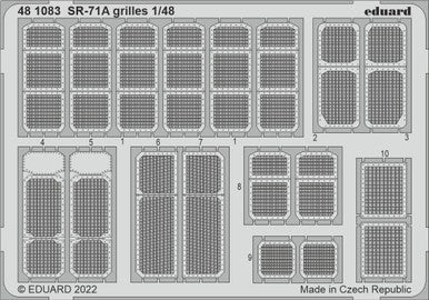 Eduard 481083 1/48 Grills for Revell Photo Etch Detail Set