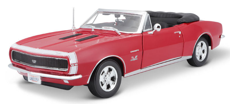Maisto 31684RED 1/18 1967 Chevrolet Camaro SS396 Convertible (Red)