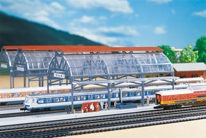 Faller 222128 N Scale Glass Station Hall Double-Track Kit