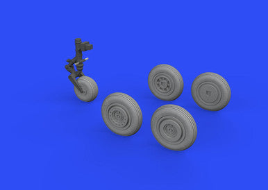 Eduard 672228 1/72 Wheels for AIR (Mask & Resin)