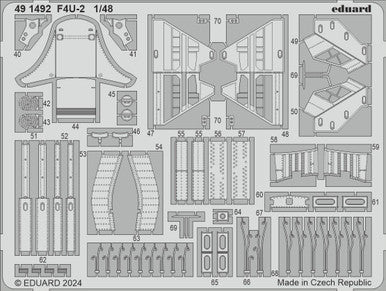 Eduard 491492 1/48 Photo Etched Set for HOBBY BOSS