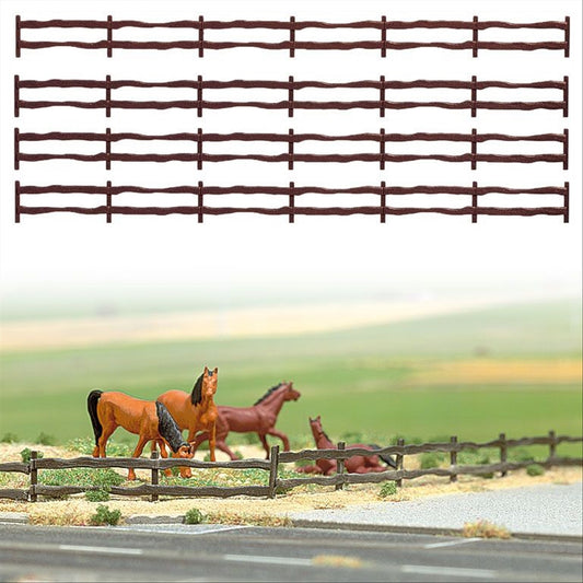 Busch 6008 HO Scale Farm Field Pasture Fence Set, 52 in.