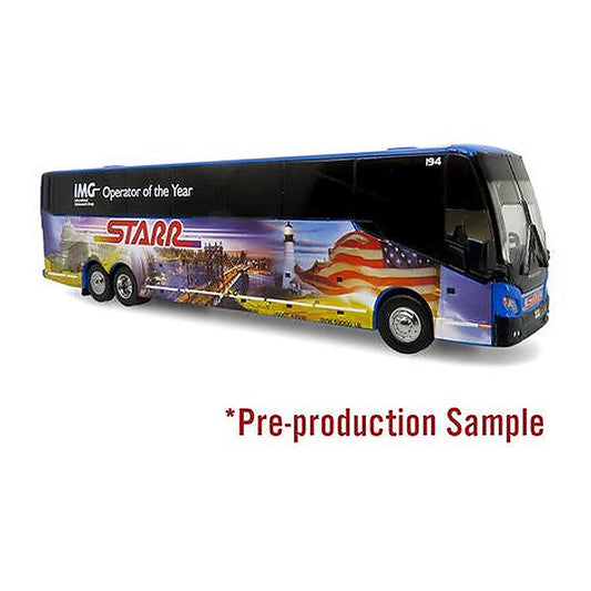 iconic replicas 870444 ho scale provost h3 45 motorcoach bus assembled star