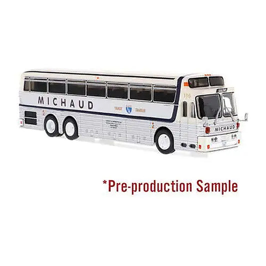 iconic replicas 870548 ho scale 1971 eagle model 05 bus assembled michaud t