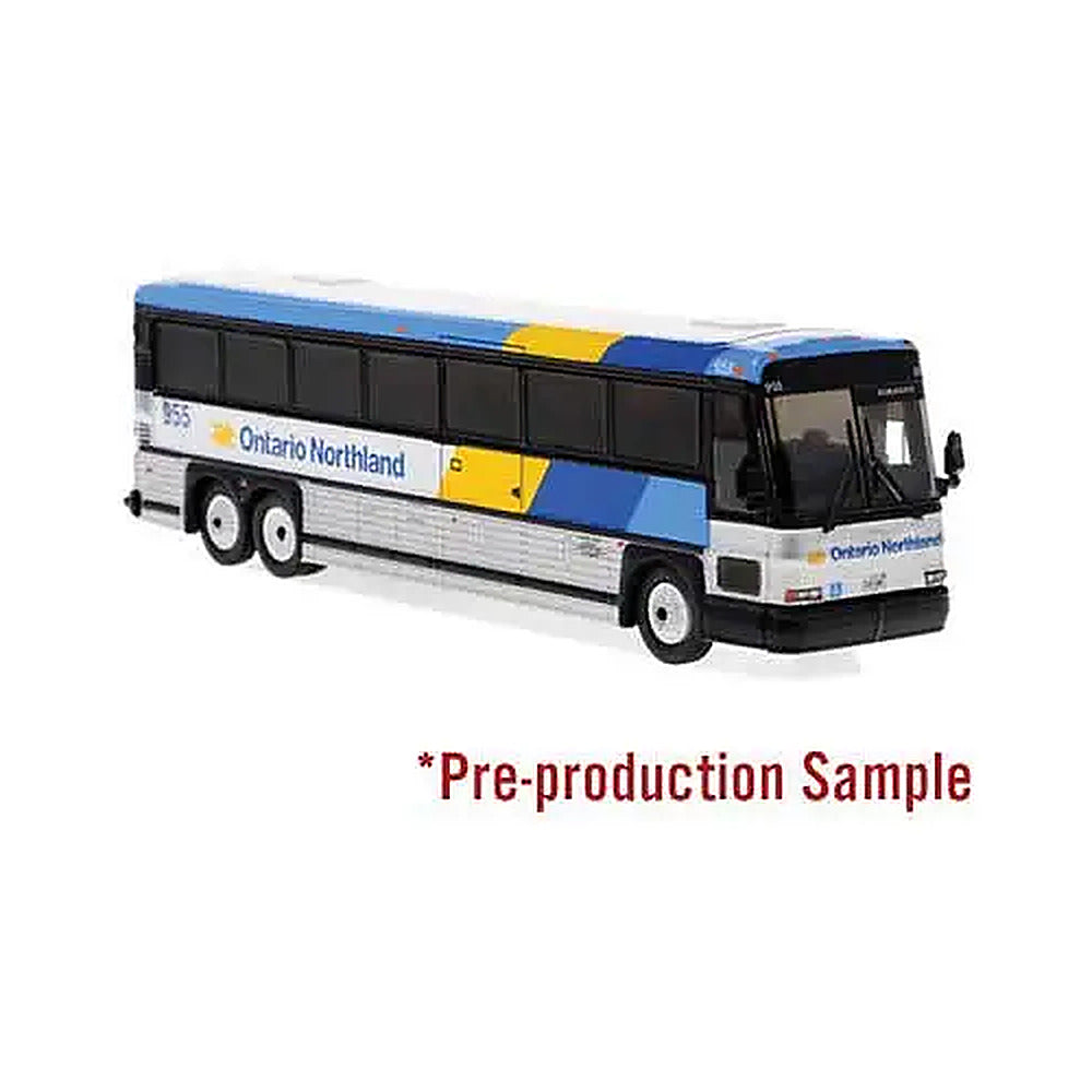 iconic replicas 870563 ho scale mci d4000 coach assembled ontario northland