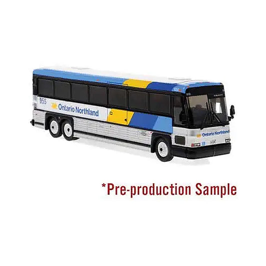 iconic replicas 870563 ho scale mci d4000 coach assembled ontario northland