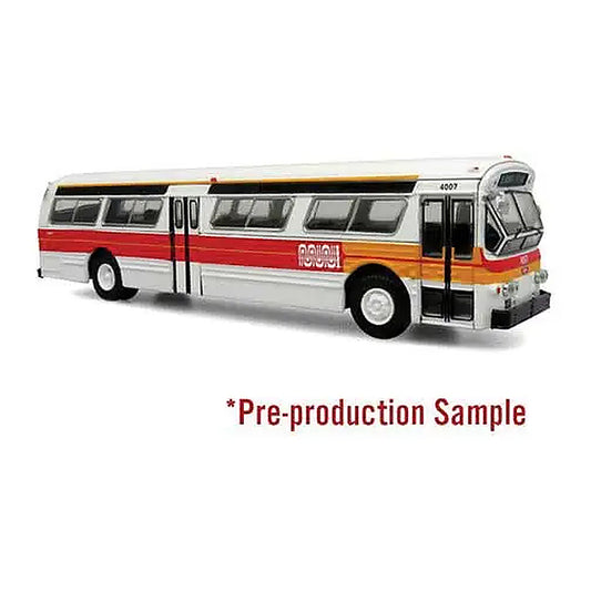 iconic replicas 870596 ho scale 1980 gm 53102 fishbowl bus assembled san