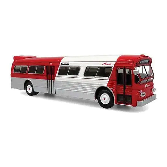 iconic replicas 870601 ho scale 1980 gm 53102 fishbowl bus assembled pitt