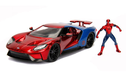Jada Toys 99725 1/24 2017 Ford GT, Spider-Man