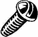 Kadee 400 All Scale 0-48 Metal Screws -- 0-48 x 1/8" pkg(24)