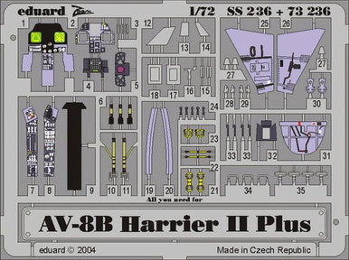 Eduard 73236 1/72 Harrier II Plus for HSG (Pre-Painted)