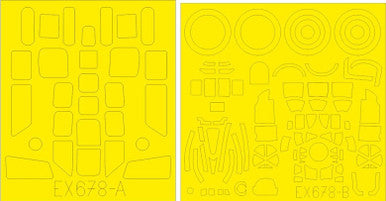 Eduard EX678 1/48 Mask B-17G for HKM Canopy Mask Set