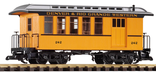 Piko 38601 G Scale D&RGW Wood Combine 242, Yellow