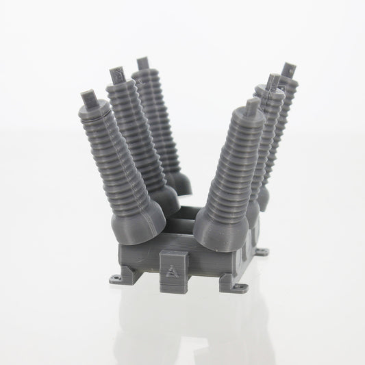 3D To Scale 50-446-GY 1/50 Substation Circuit Breaker, Grey
