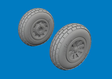 Eduard 672442 1/72 P-51D Wheels Block Tread Brassin for ARMA HOBBY