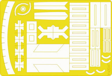 Eduard JX501 1/32 F-4 Useful Areas Masking Sheet for Tamiya