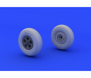 Eduard 648119 1/48 Spitfire Wheels 5-Spoke Smooth Tire for EDU (Resin)