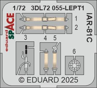 Eduard 3DL72055 1/72 IAR-81C SPACE SPACE for IBG