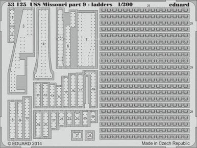 Eduard 53125 1/200 USS Missouri Ladders Pt.9 for TRP