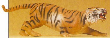 Preiser 47512 1/25 Scale Wild Animal Figures, 1/24 - 1/25 Scale Tiger