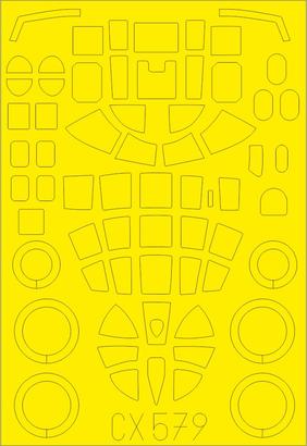 Eduard CX579 1/72 Mask Aircraft- B25B for ARX