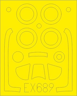 Eduard EX689 1/48 Mask Aircraft- P51D5 for ARX