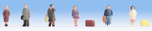 Noch 44201 Z Scale Travelers Figure Set, 6-Pack