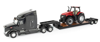 Ertl 47369 1/32 Peterbilt 579 Lowboy with Case IH Magnum 380