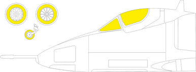 Eduard EX1061 1/48 A-4B TFace Canopy Mask Set MASK for HASEGAWA