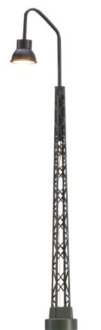 Brawa 83014 N Scale Square-Lattice Boom Arched LED Light with Plug and Base