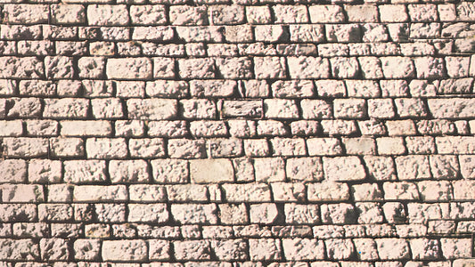 Noch 57560 HO/TT/O Scale Embossed Stone Card Sheet, Square Stone