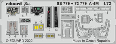 Eduard 73779 1/72 A-4M - for HOBBY BOSS Photo Etch Detail Set