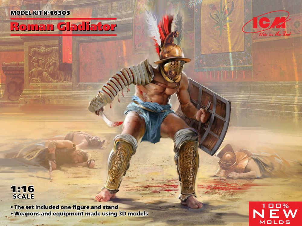 ICM Models 16303 1/16 Roman Gladiator