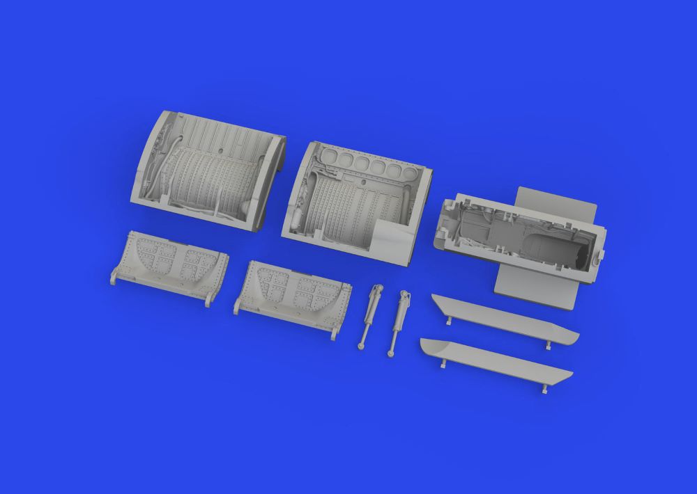 Eduard 672381 1/72 Aircraft- MiG21 Wheel Bays for EDU (Resin)