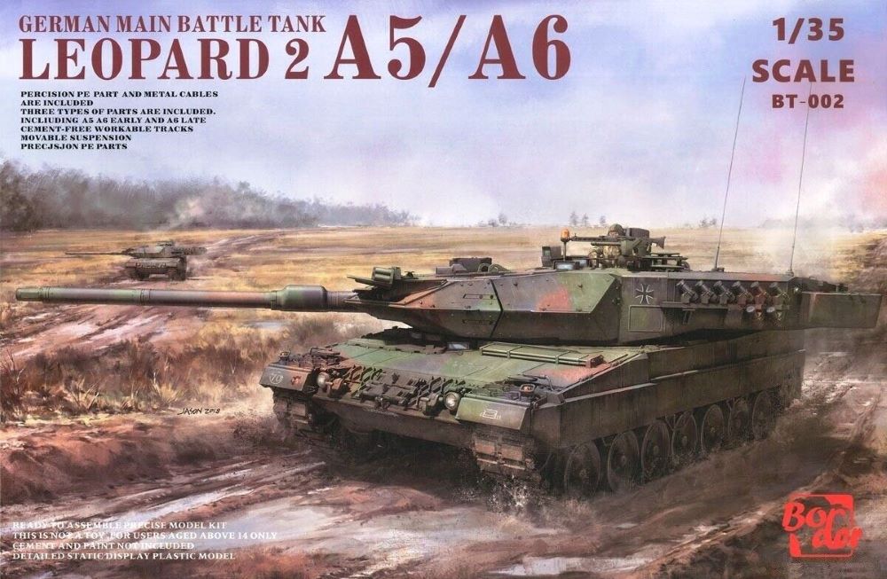 Border Models BT2 1/35 Leopard 2 A5/A6 German Main Battle Tank