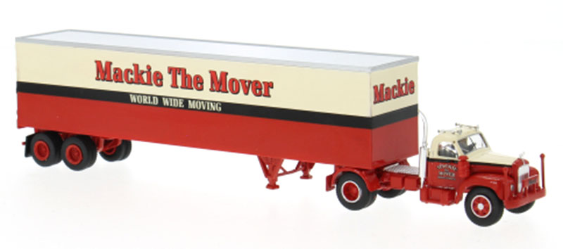 Brekina 85982 1/87 Mackie Mover 1953 Mack B61 Diecast Model