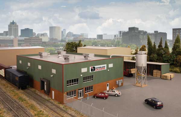 Walthers Cornerstone 4108 HO Scale Modern Furniture Factory -- Kit