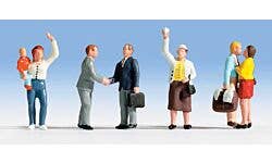 Walthers SceneMaster 949-6054 HO Travelers Saying Farewell pkg(6)