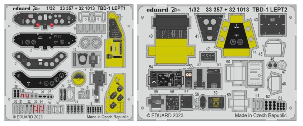 Eduard 33357 1/32 Aircraft- TBD1 for TSM (Painted)