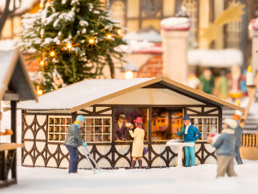 Noch 14392 HO Scale Christmas Market Stall Laser-Cut Kit