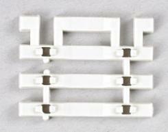 Atlas Model Railroad 599 HO Scale Concrete Tie 3" End Snap