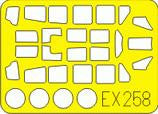 Eduard EX258 1/48 Mask A6M5 Zero for Tamiya 61103 Canopy Mask Set