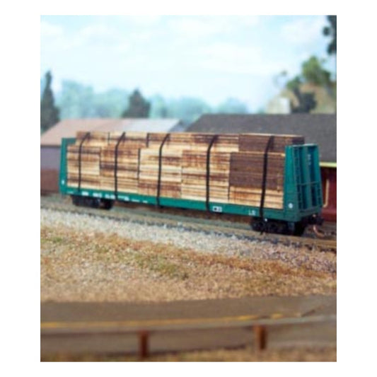 Osborn Models 3070 N Scale Flatcar Lumber Load Kit (Car Not Included)