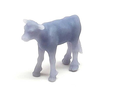 All Scale Miniatures 1600978 N Scale Calves -- Unpainted 3D Printed (5)