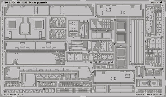 Eduard 36130 1/35 Armor- M1131 Blast Panels for TSM
