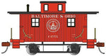 Bachmann 18404 HO Scale Wood 4-Wheel Bobber Caboose Baltimore &