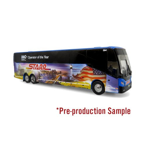Iconic Replicas 870444 HO Scale Provost H3-45 Motorcoach Bus - Assembled -- Star