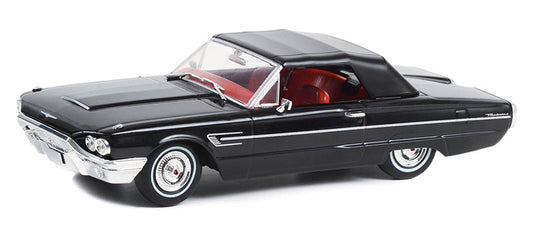 Greenlight 86626 1/43 1965 Ford Thunderbird Convertible, Black
